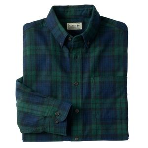 RESERVED Two Small L.L. Bean Flannels